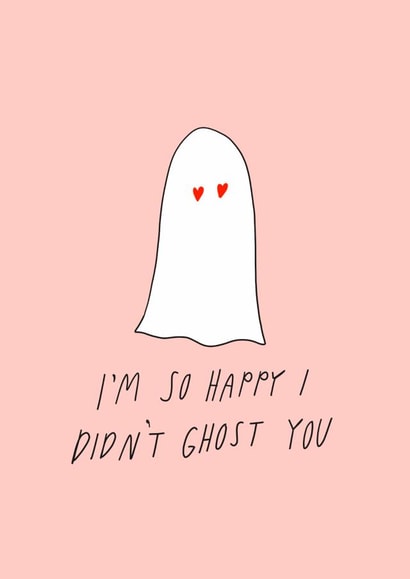 ghost ghosted Valentines Day Card 34151 created by Corrin Strain
