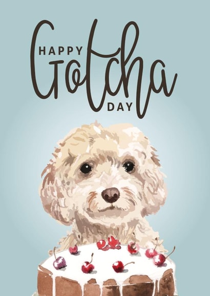Cockapoo cockerpoo Just because Card 14749 created by Inkwells Creations