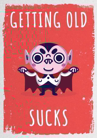 vampire blood Birthday Card 36432 created by Hoborobo