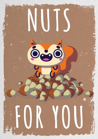 nuts for Anniversary Card 36434 created by Hoborobo