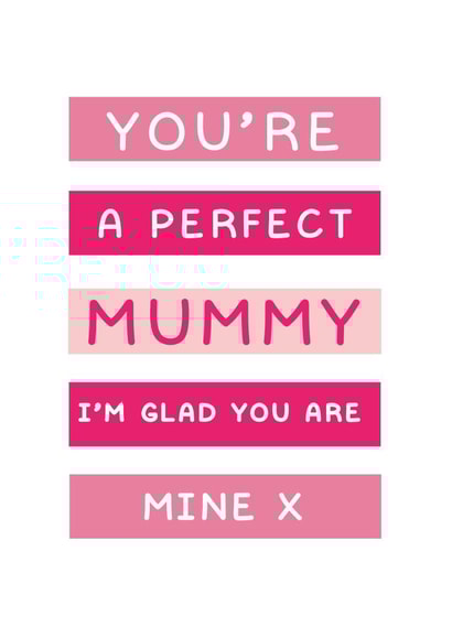 youre perfect Mothers Day Card 9679 created by Jodie Gaul & Co