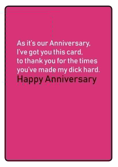 card times Anniversary Card 14784 created by turds of wisdom