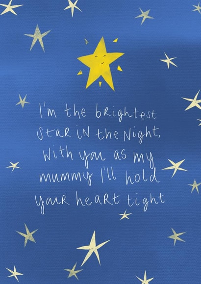 star mum Mothers Day Card 6153 created by Rachel Storey Illustration