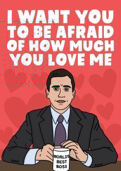 The Office US Anniversary Card - Funny Michael Scott Love Card created by Studio Doodles