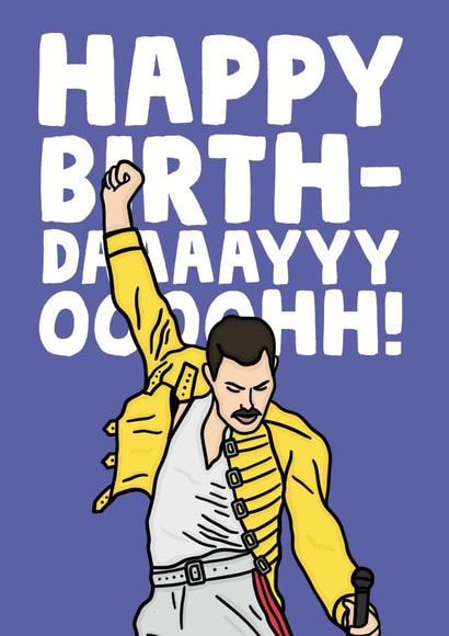 oooh queen Birthday Card 13221 created by Studio Doodles
