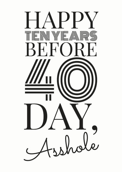 30 rude Birthday Card 31842 created by Troy Pickering