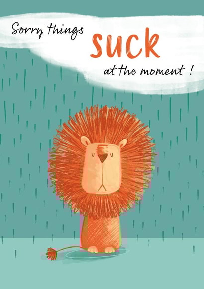 sorry things Thinking of you Card 14844 created by Dinky Rouge