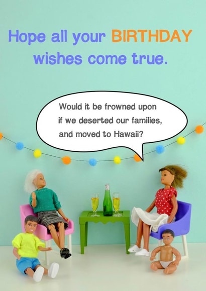 hope wishes Birthday Card 11483 created by Bold & Bright Cards