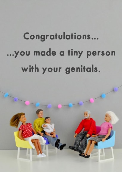 congrats made New Baby Card 11493 created by Bold & Bright Cards