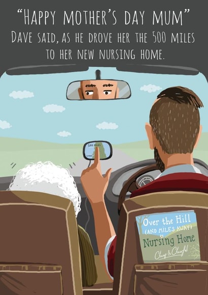 drove her Mothers Day Card 31028 created by Thirty Mussels