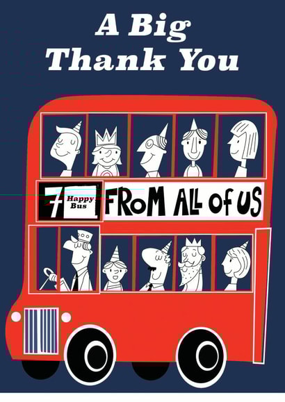 big thank Thank You Card 5757 created by Simon Paulson