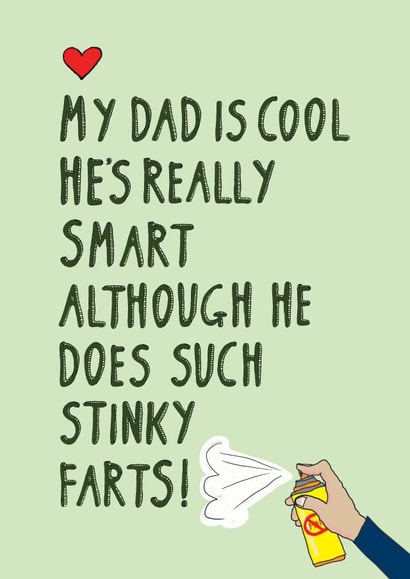 cool smart Fathers Day Card 31901 created by Hello Hatty