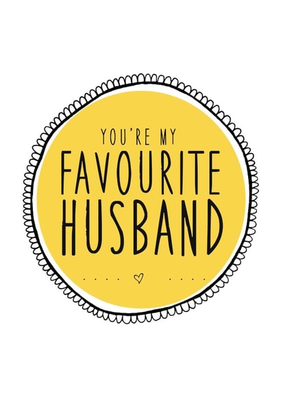 Husband youre Anniversary Card 38209 created by Ooh I Like That Design