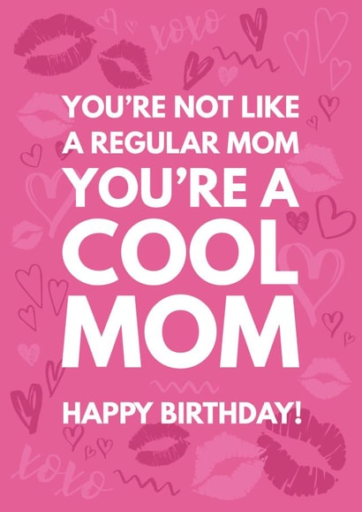 regular mom Birthday Card 9249 created by Tiger Feet Creations