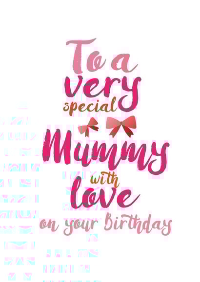 mummy mum Birthday Card 9684 created by Jodie Gaul & Co