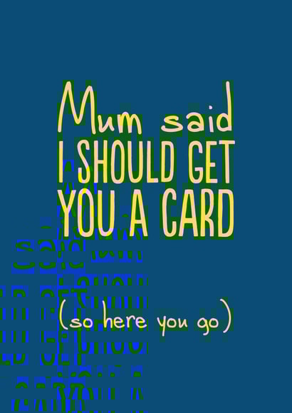 said should Father's Day Card 14114 created by The Buddy Fernandez Card Co.