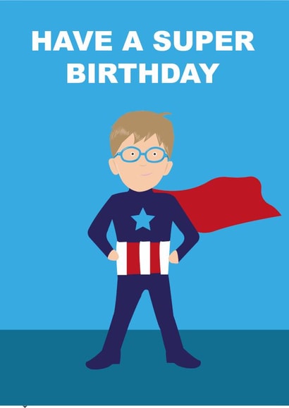 Super have Birthday Card 15081 created by Emma Keight