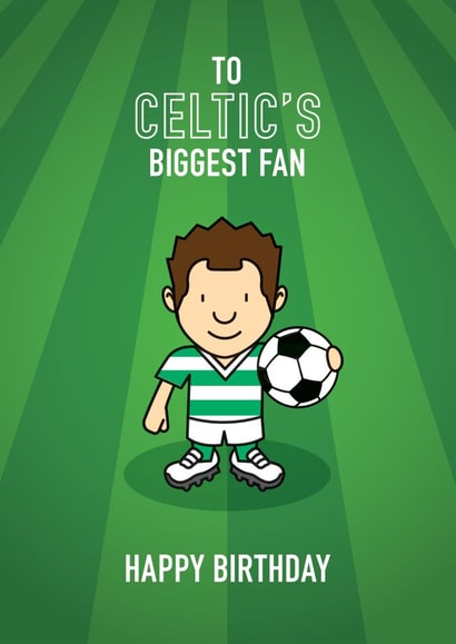 Football Soccer Birthday Card 15088 created by Little Monsters