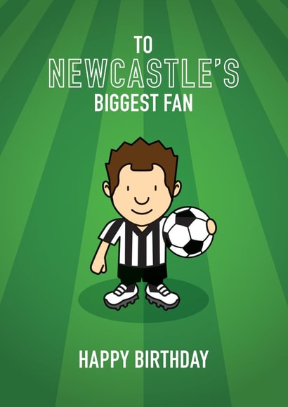 Football Soccer Birthday Card 15091 created by Little Monsters