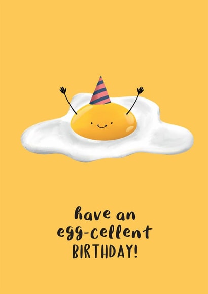 Egg-cellent Birthday Card created by Easel & Bear