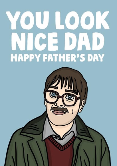 Jim Friday Night Dinner Father's Day card created by Studio Doodles