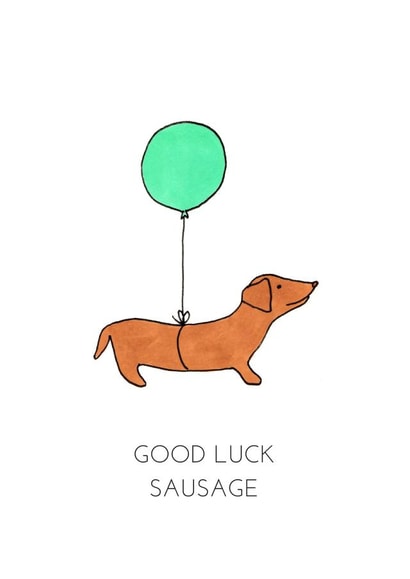 good luck Card 36783 created by Polly Rose Art & Designs