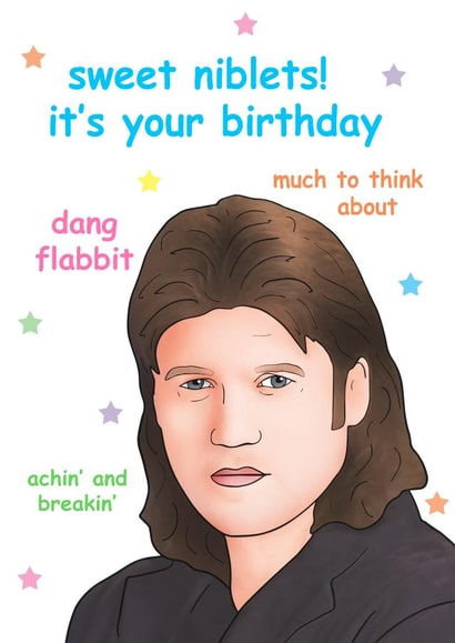 dang flabbit Birthday Card 32454 created by Hey Huns It's Nicole