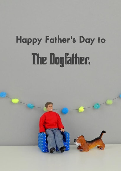 Dogfather Father's Day card created by Bold & Bright Cards
