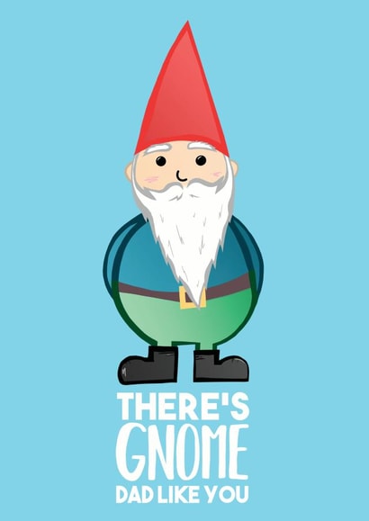 gnome dad Father's Day Card 36003 created by Tori's Little Bubble