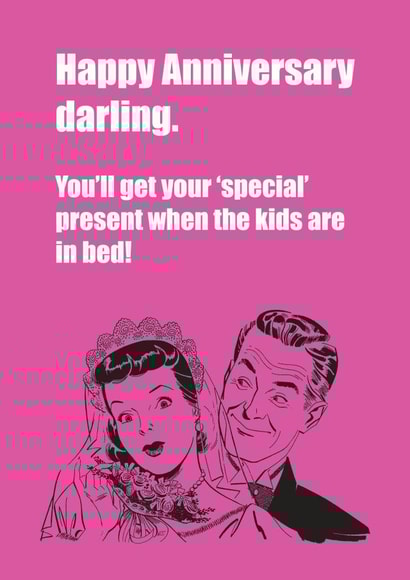 anniversary husband Anniversary Card 36096 created by Witty Banter