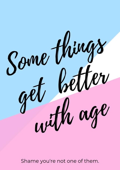 some thing Birthday Card 15279 created by Hardly Appropriate