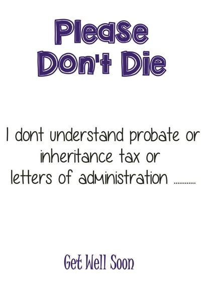 please dont Get Well Card 15264 created by South Crater