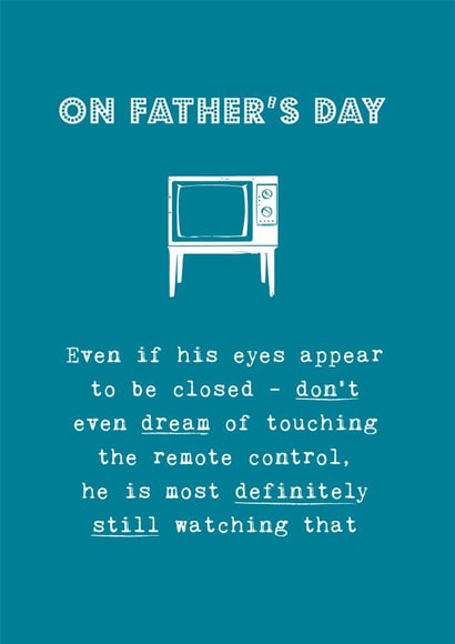 Funny Father's Day Card created by Coulson Macleod