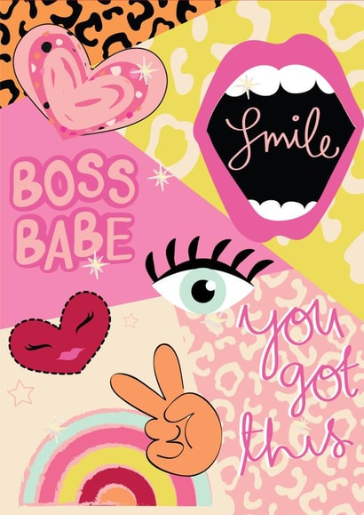 Smile Girl Card 25946 created by Neelam Kaur