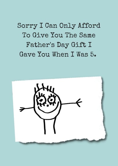 only afford Father's Day Card 33109 created by Flamingo Lingo by Jenny