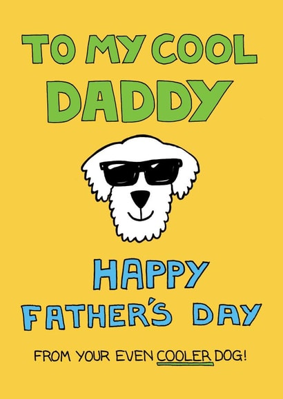 cool happy Father's Day Card 1924 created by Off The Leash Cartoons by Rupert Fawcett