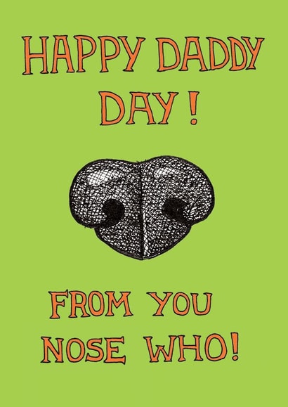 happy daddy Father's Day Card 24606 created by Off The Leash Cartoons by Rupert Fawcett