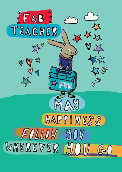 fab teacher Thank You Card 14932 created by Alice Palace