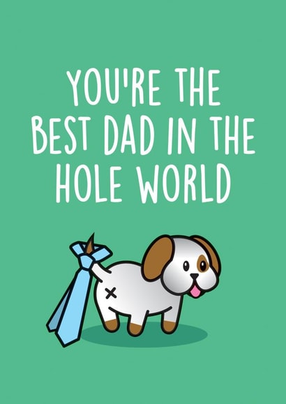 best dad Father's Day Card 31036 created by Thirty Mussels