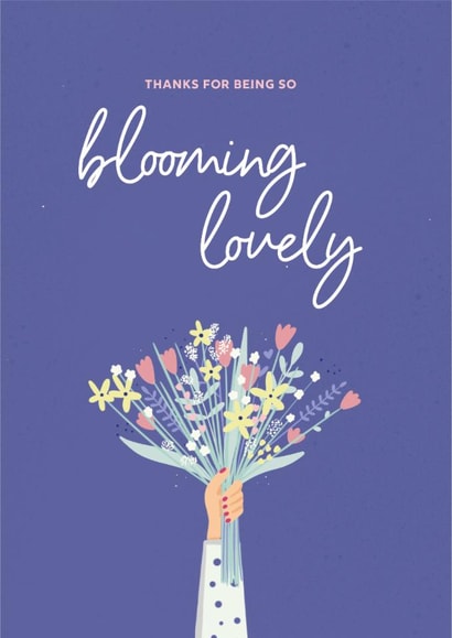 being so Thank You Card 14607 created by JemWro Design