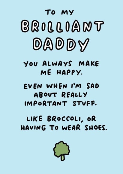 Brilliant Daddy Father's Day card created by Veronica Dearly