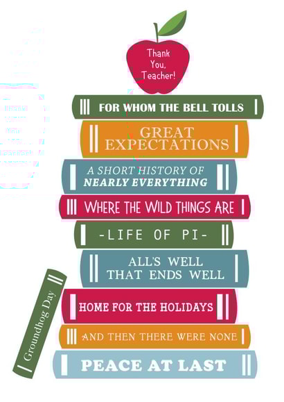 thanks book Thank You Card 3886 created by Wink Design - Michelle Roberts