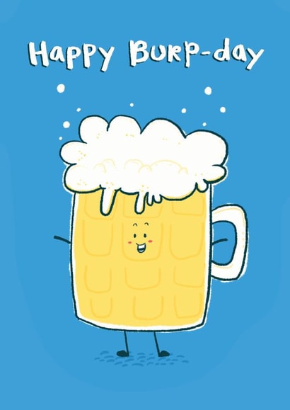 beer pun Birthday Card 14956 created by Hew Ma