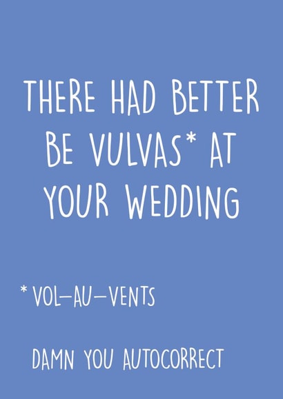 Rude - funny - Blue *vol-au-vents created by Pack a Punch Designs