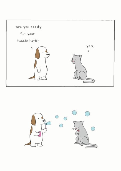 cute animal Birthday Card 28811 created by Redback Cards