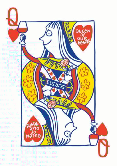 wine queen Birthday Card 9550 created by Cardinky