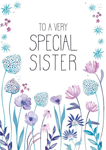 Special Sister Floral Card created by Zoe-Claire