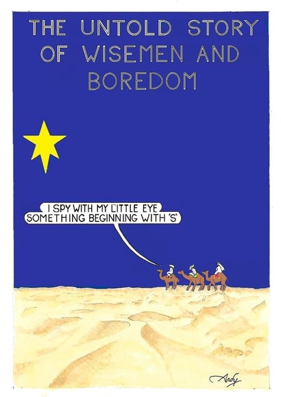 untold story Christmas Card 15004 created by Andrew Murphy