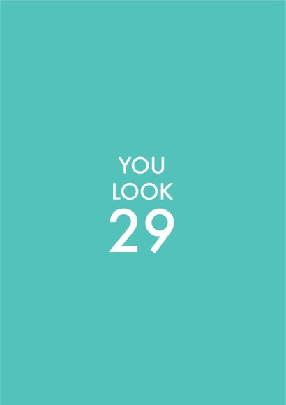 29 30 Birthday Card 12813 created by OBJECTABLES
