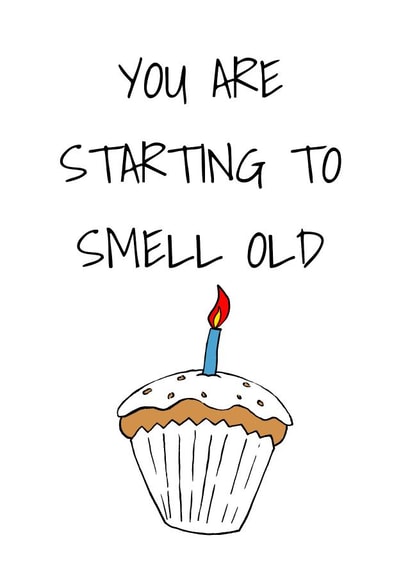 starting smell Birthday Card 38611 created by Sahara Designs